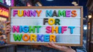 funny names for night shift workers