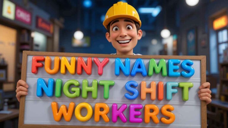 funny names for night shift workers