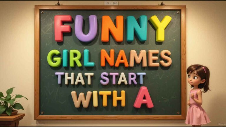 funny girl names that start with a