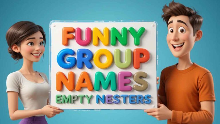 funny group names for empty nesters