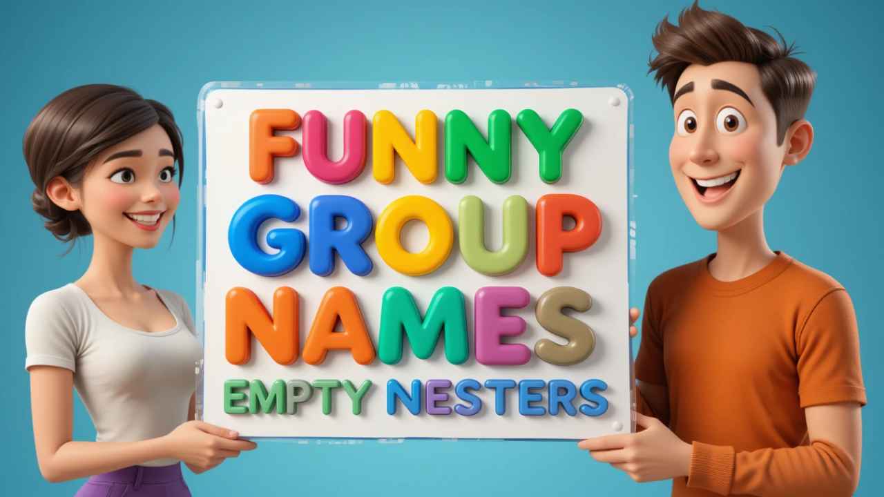 funny group names for empty nesters