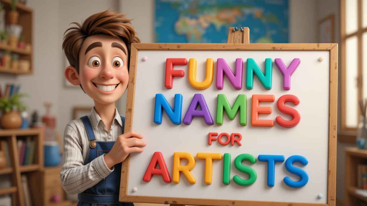 funny names for artists