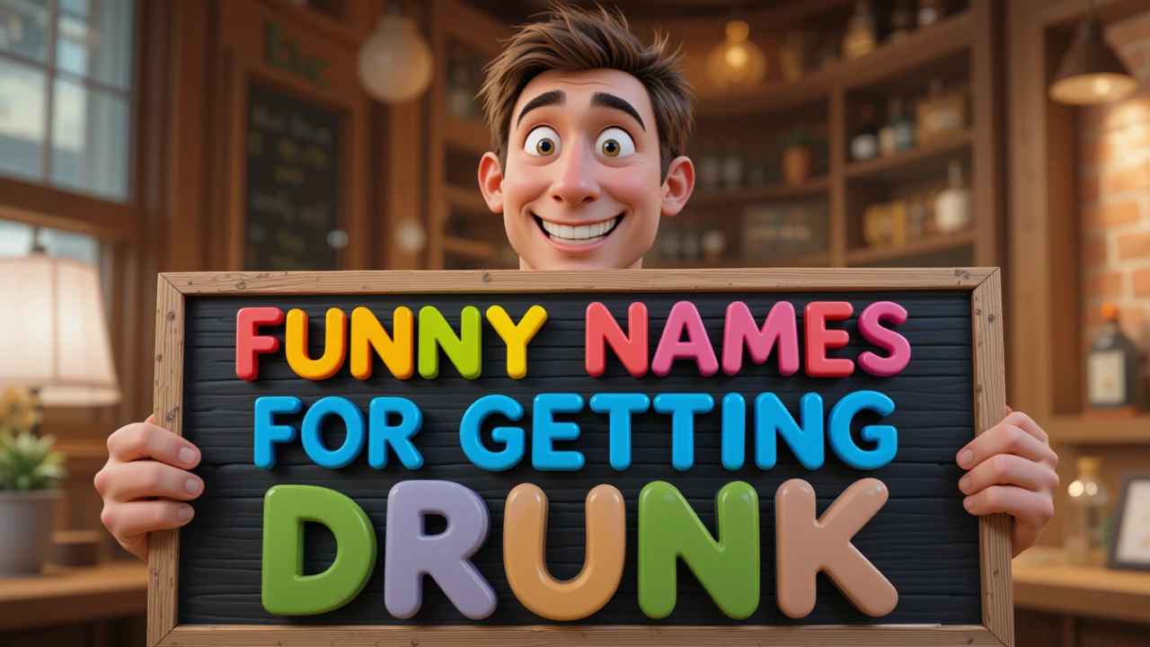 funny names for getting drunk