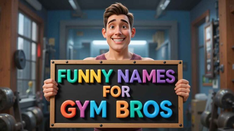 funny names for gym bros