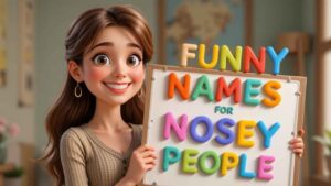 funny names for nosey people