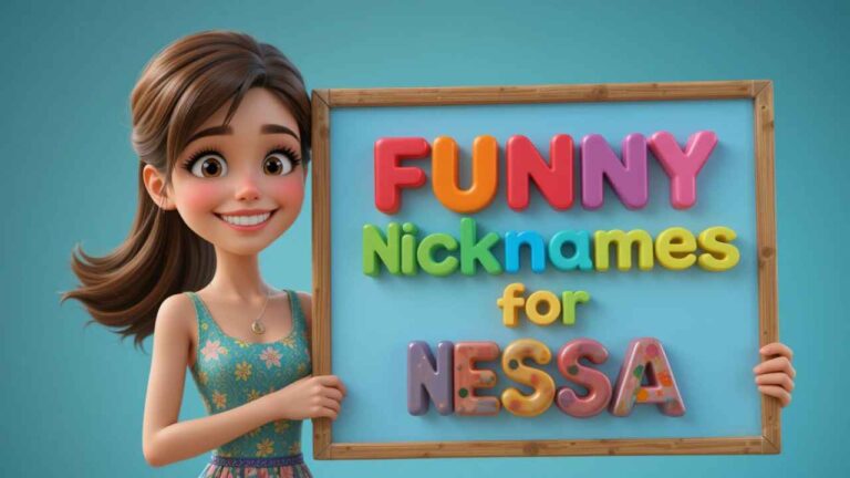 funny nicknames for nessa